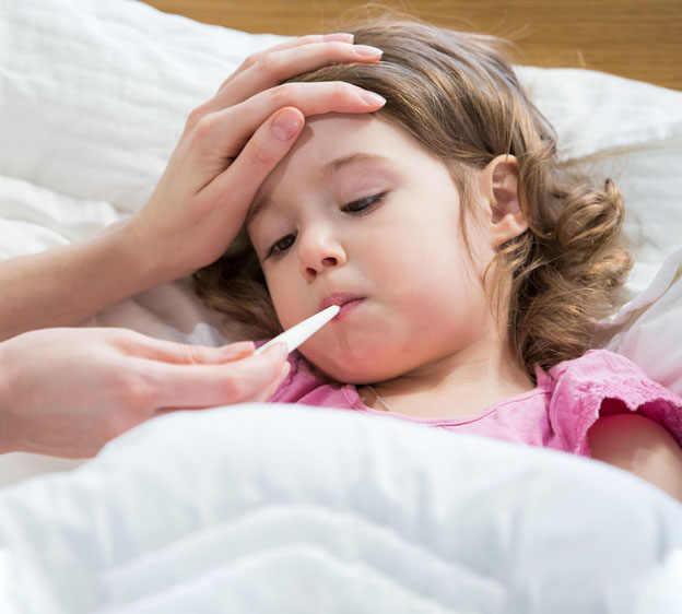 sick kid